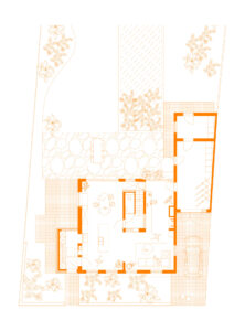 Renovatie van een gezinswoning door friday office for architecture. Plan van House Crown.
